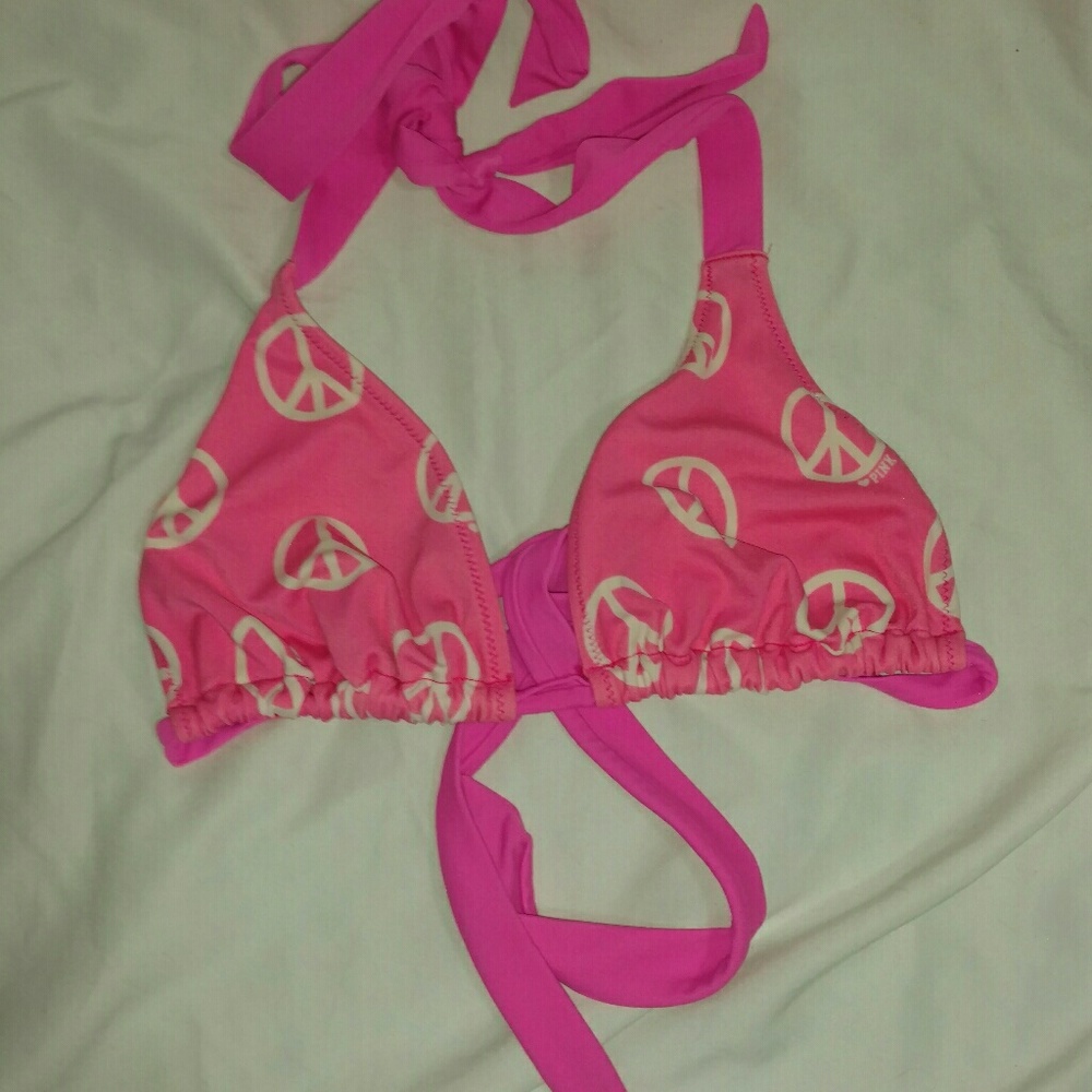 Pink bathing suit top